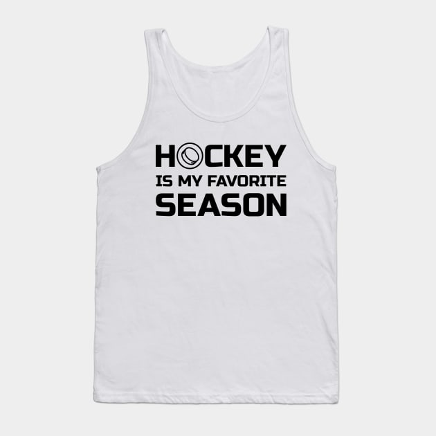 Hockey is my favorite season Tank Top by colorsplash